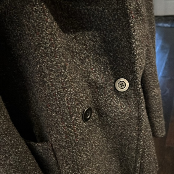 Rare BW Harris Herringbone Men’s Overcoat - Picture 3 of 15